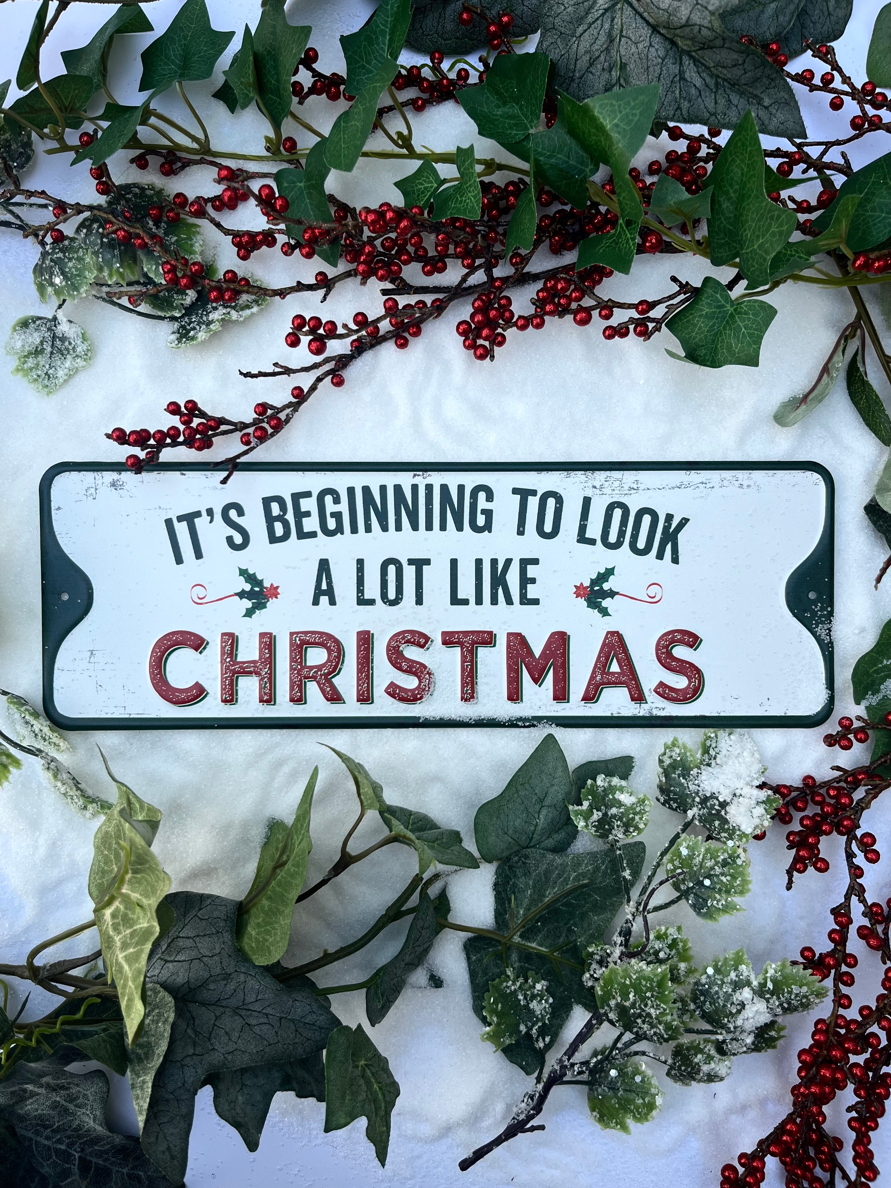 It’s Beginning To Look A Lot Like Christmas Sign