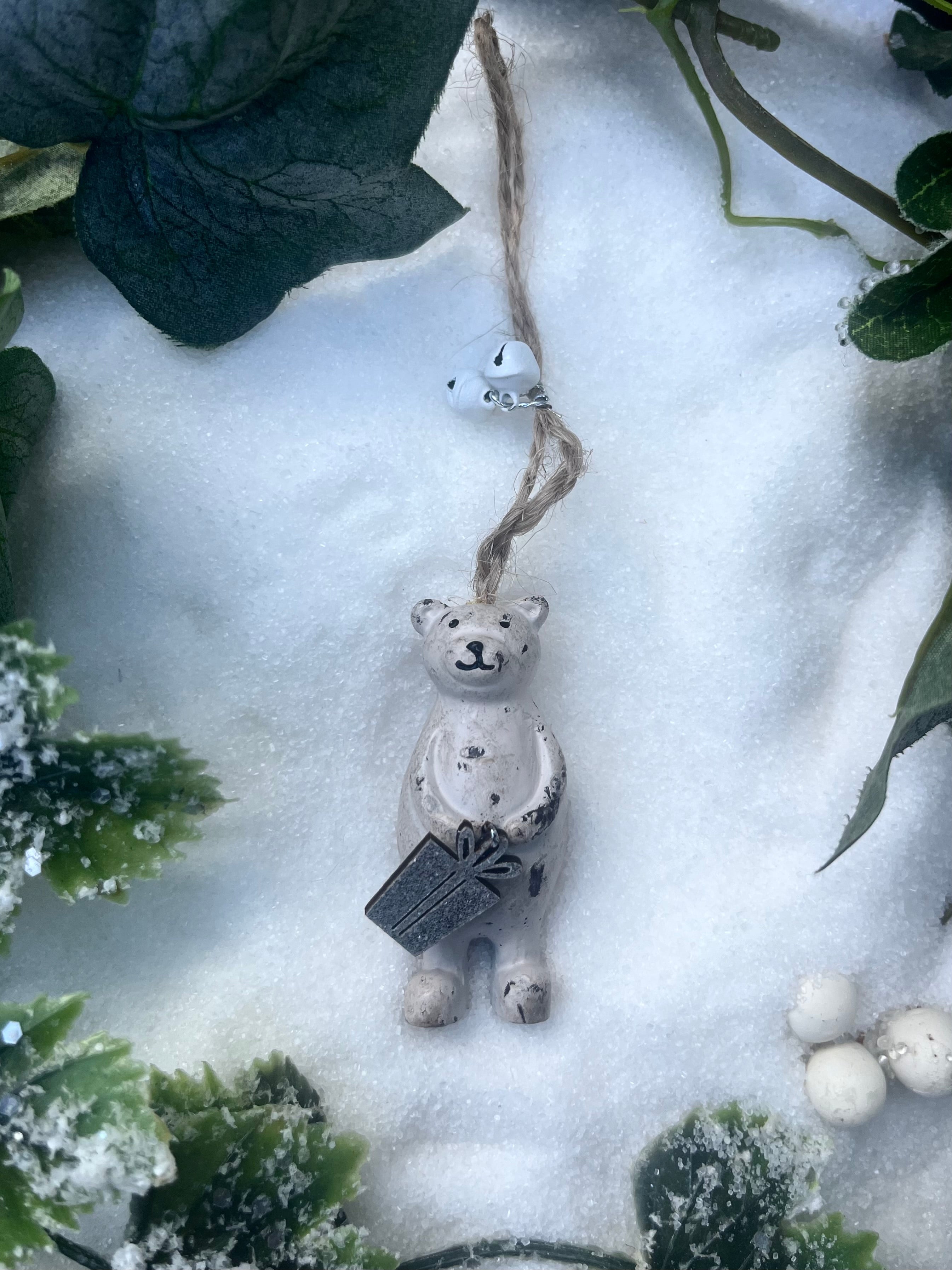 Small Teddy Bear with Present