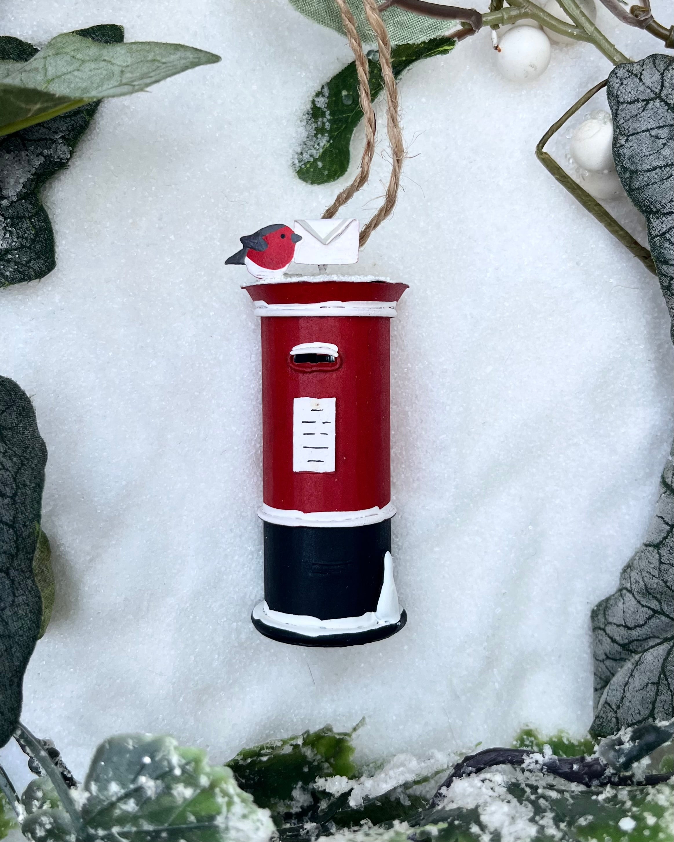Robin Perched on Postbox